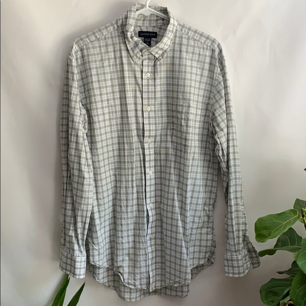 Button down shirt - Lands End - L